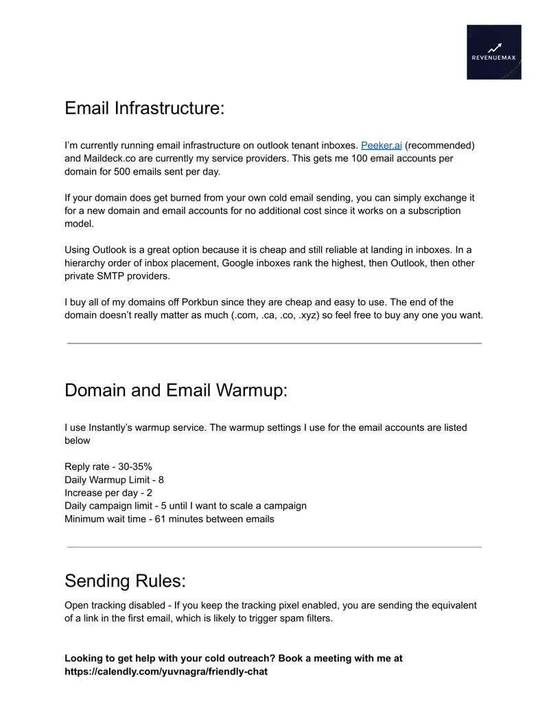 How I Maintain 95% Cold Email Inbox Placement